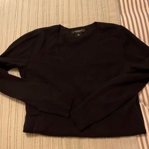Black cashmere sweater